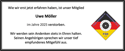 Nachruf Uwe Möller