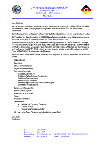 Info Briefwahl 2025